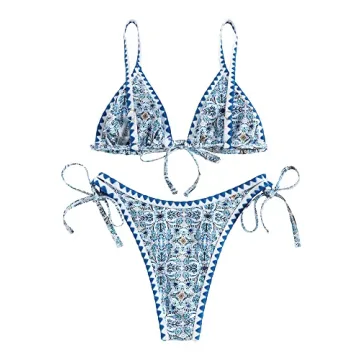 Stylish ZAFUL Floral Print Bikini Set for Confident Women