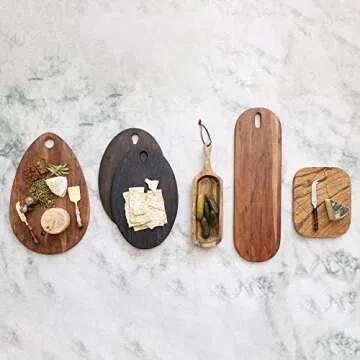 Elegant Distressed Marble Charcuterie Cutting Board