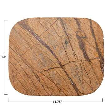 Elegant Distressed Marble Charcuterie Cutting Board