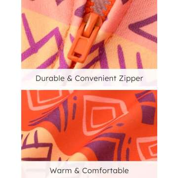 Disney Princess Moana Toddler Girls Varsity Bomber Letterman Baseball School Zip Up Jacket Trendy Tie-dye Print Lightweight Sweatshirt 3T