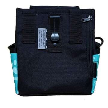 Doggone Good! Rapid Reward Pouch w/Free Belt Strap (Jade Hearts and Paws Design) * Buy Directly from Manufacturer*