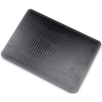 Black Crocodile Leather Case for MacBook Air - Stylish Protection