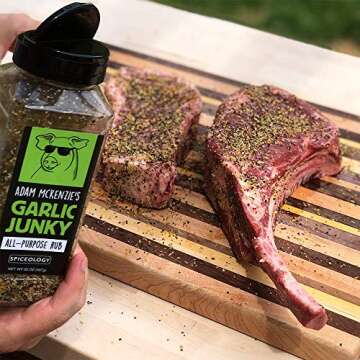 Spiceology Garlic Junkie BBQ Rubs & Spice Blends - 20 oz