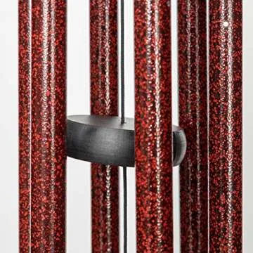 Corinthian Bells by Wind River - 27 inch Ruby Splash Wind Chime for Patio, Backyard, Garden, and Outdoor Decor (Aluminum Chime) Made in The USA