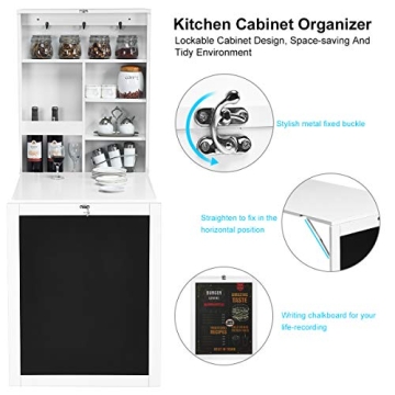 Compact Space-Saving Folding Wall Desk for Small Spaces