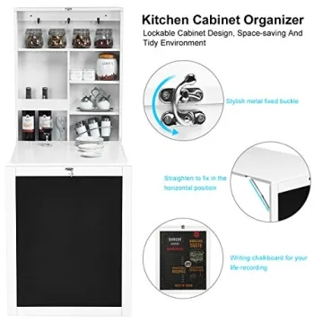 Compact Space-Saving Folding Wall Desk for Small Spaces