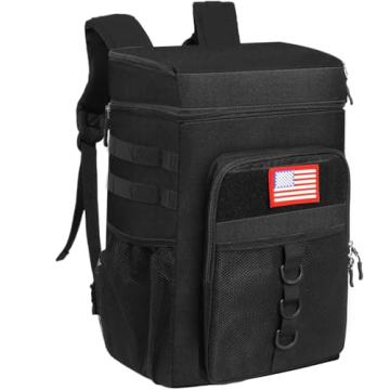 Tactical Backpack Cooler, 25L Cooler Backpack Insulated Leak-Proof, Heavy Duty Large Lunch Backpack,...