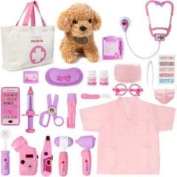 Meland Toy Doctor Kit for Girls - Playful Fun
