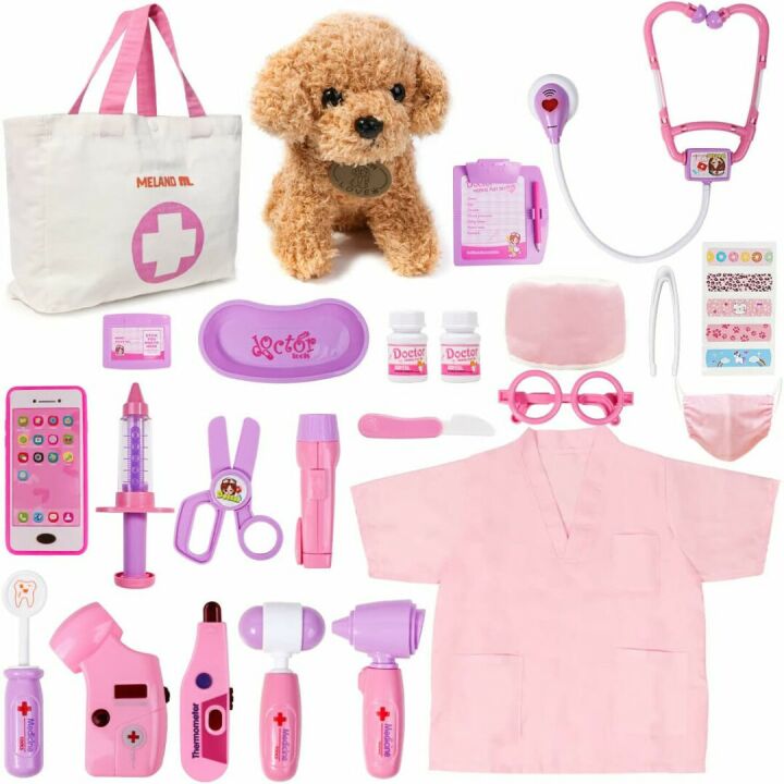 Meland Toy Doctor Kit for Girls - Playful Fun