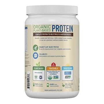Garden of Life Organic Protein Shake Powder, Chocolate Flavor
