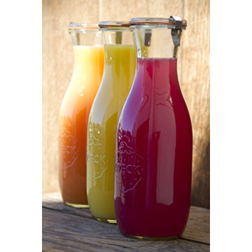 Weck 905 Jars Set of 6 - 16.9 Ounce BPA-Free Glass