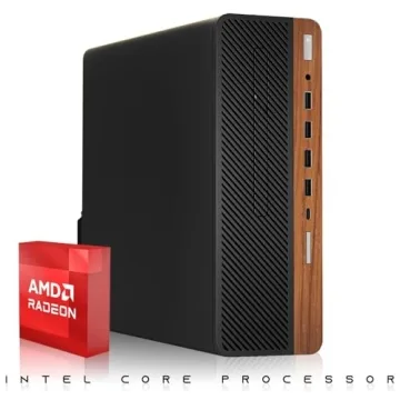 High-Performance HP Desktop with RGB Accessories and AMD Power