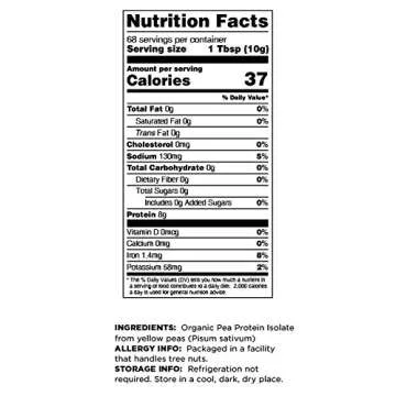 Terrasoul Superfoods Organic Pea Protein, 4.5 Lbs (3 Pack)