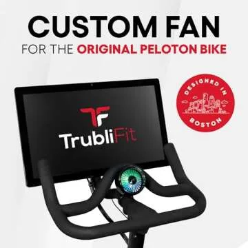 Fan for Peloton Bike & Peloton Treadmill - Accessories for Peloton - Fits Original, Bike+ or Tread - No Batteries or Charging Required