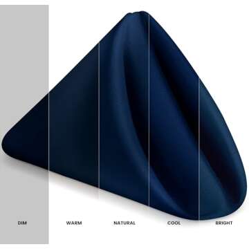 Utopia Home Royal Blue Napkins - Elegant Cloth Set