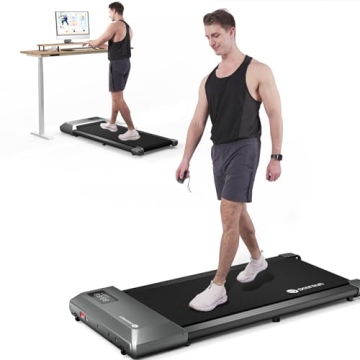 DeerRun 2-in-1 Walking Pad Treadmill Remote LED Display