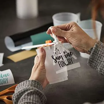 Fiskars Curved Vinyl Alignment Tool for Custom Designs