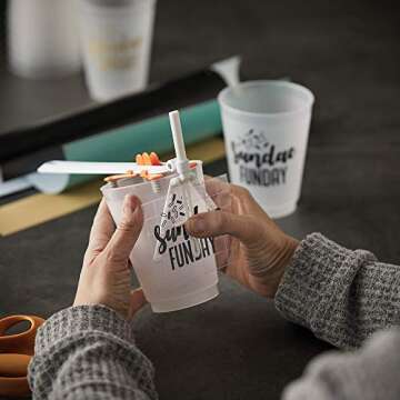 Fiskars Curved Vinyl Alignment Tool for Custom Designs