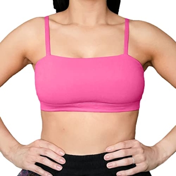 Aoxjox Women’s Comfortable Bandeau Sports Bras for Yoga and Running