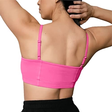 Aoxjox Women's Stylish Bandeau Sports Bra for Workouts