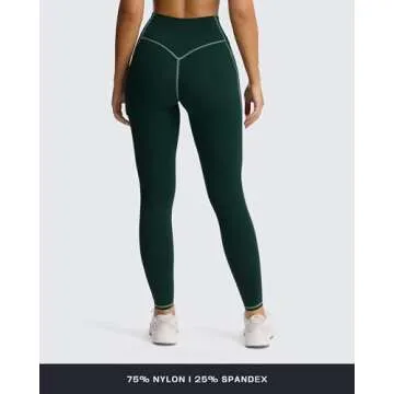 Aoxjox High Waisted Leggings for Women - 26" Length