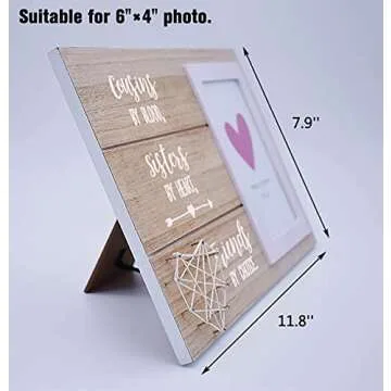 Unique Cousins Wooden Picture Frame Gift for All Occasions