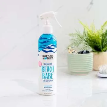Not Your Mother's Beach Babe Sea Salt Spray (3-Pack) - 8 fl oz - Texturizing Spray for Tousled Hair - Add Texture and Grit to Hair with a Matte Finish