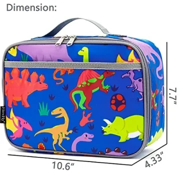FlowFly Kids Insulated Lunch Bag for School and Outdoors