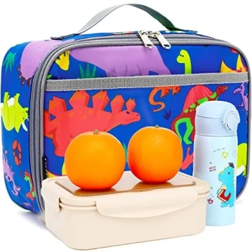 FlowFly Kids Insulated Lunch Bag for School and Outdoors