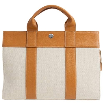 MALTA Genuine Leather Canvas Mini Tote Bag for Women