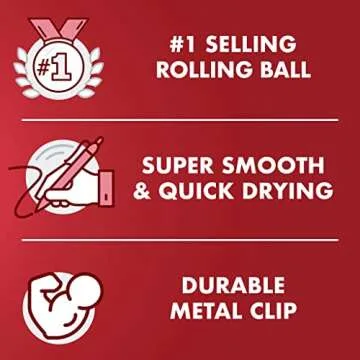 Pilot, Precise V5 RT Refillable & Retractable Rolling Ball Pens, Extra Fine Point 0.5 mm, Black, Pack of 6