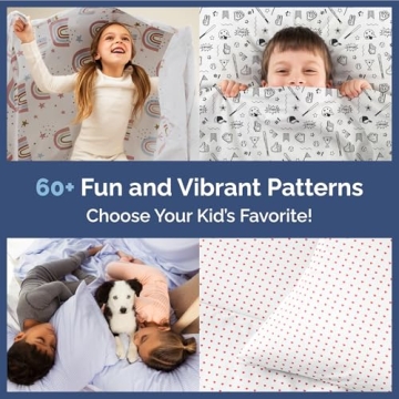 Kids Hearts Queen 4 Piece Sheet Set - Colorful & Cozy Bedding