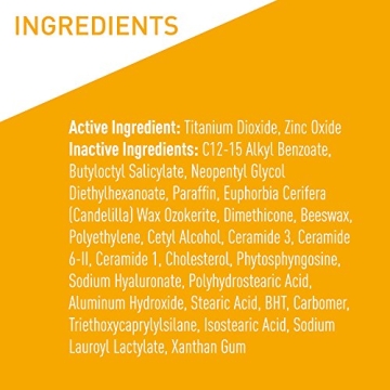 CeraVe Mineral Sunscreen Stick SPF 50 for Easy Protection