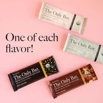 Truvani Plant Based Snack Bars | Variety 12 Pack | 5-8g Protein | USDA Organic and Vegan | The Only ...