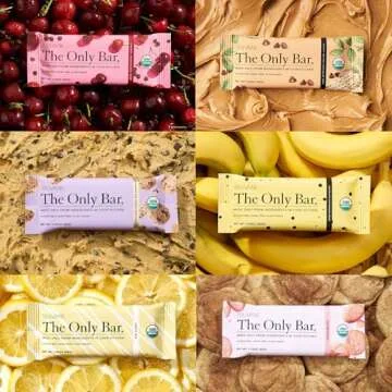 Truvani Plant Based Snack Bars | Variety 12 Pack | 5-8g Protein | USDA Organic and Vegan | The Only Bar | Dairy, Soy, and Gluten Free | Individually Wrapped