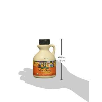 Coombs Family Farms Organic Maple Syrup, Grade A Amber Color, Rich Taste, 16 Fl Oz