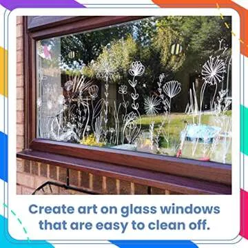 Chalkola White Chalk Markers - Versatile Erasable Ink Set