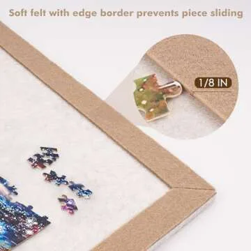 Lightomorrow Puzzle Board: Felt Surface & 4 Trays