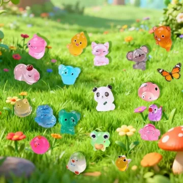 Mini Glow in The Dark Animal Resin Models for Fun Crafts