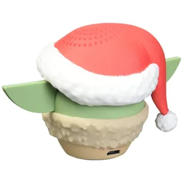 Grogu Bluetooth Speaker with Santa Hat - Star Wars