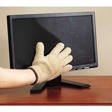 Master Caster MAS18040 - CleanGreen Microfiber Cleaning and Dusting Gloves