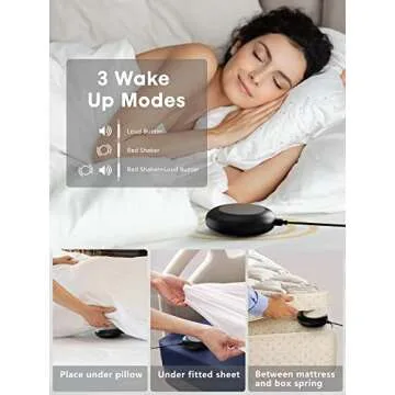 Extra Loud Vibrating Alarm Clock for Heavy Sleepers