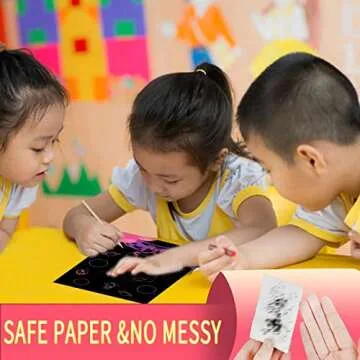 OPUHOHR Magic Scratch Paper Art Kit for Kids and Adults