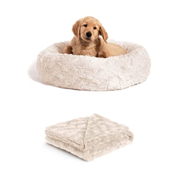 Luxurious Pet Bed and Blanket Set for Cozy Comfort