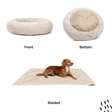 Luxurious Pet Bed and Blanket Set for Cozy Comfort