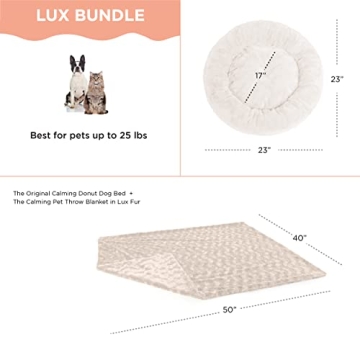 Luxurious Pet Bed and Blanket Set for Cozy Comfort