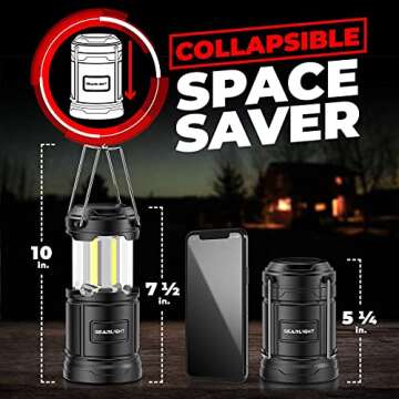 Portable GearLight Camping Lanterns - Durable & Bright
