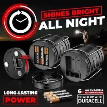 Portable GearLight Camping Lanterns - Durable & Bright