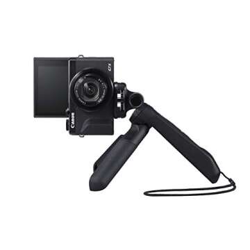 Canon PowerShot G7X Mark III Digital Camera, Video Creator Kit with Accessories: Tripod, Memory Card, and Detachable Bluetooth Remote, Black (Renewed)