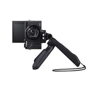 Canon PowerShot G7X Mark III Digital Camera, Video Creator Kit with Accessories: Tripod, Memory Card, and Detachable Bluetooth Remote, Black (Renewed)